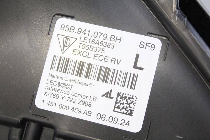 фото №13, Нове excl чорні лампи перед європа комплект porsche macan рестайлінг 95b