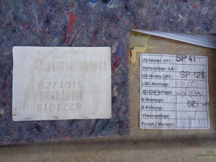 фото №8, Mercedes w211 боковина двері праві перед avantgarde чорний harman кардон