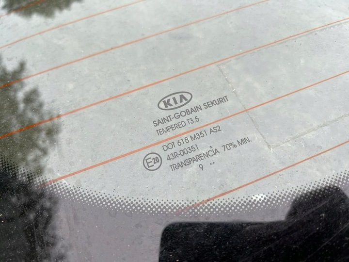 фото №3, Kia ceed i рестайлинг hb стекло крышки зад 2006-12r