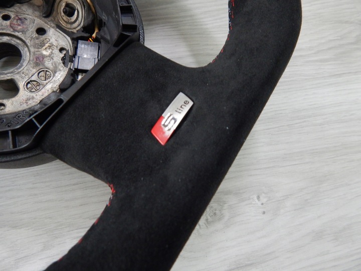 фото №9, Audi a4 b7 b8 a6 c6 q7 - руль sport лепестки алькантара s-line 4f0
