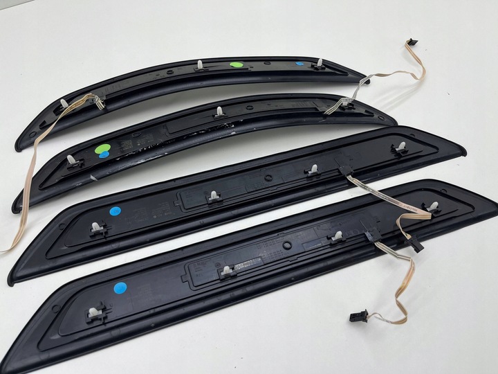 фото №10, Bmw 5 g30 g31 планки накладки порогові sport line комплект led 7405774