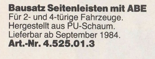 фото №16, Vw golf 2 zender планки порогові права ліва 1984-1989 рік