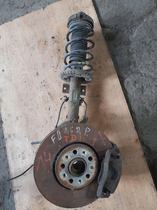 фото №1, Поворотный кулак правая mcperson skoda fabia ii 2 1,6 tdi