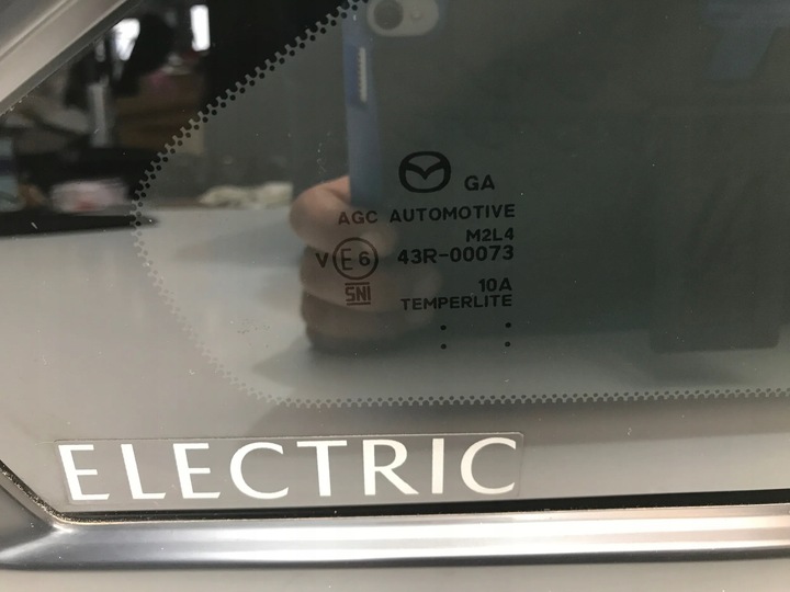 фото №2, Mazda mx-30 2022 стекло кузовная правые зад задняя