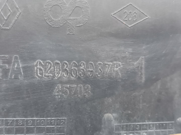 фото №13, Усилитель pod бампер renault scenic iv каркас pod решётка радиатора