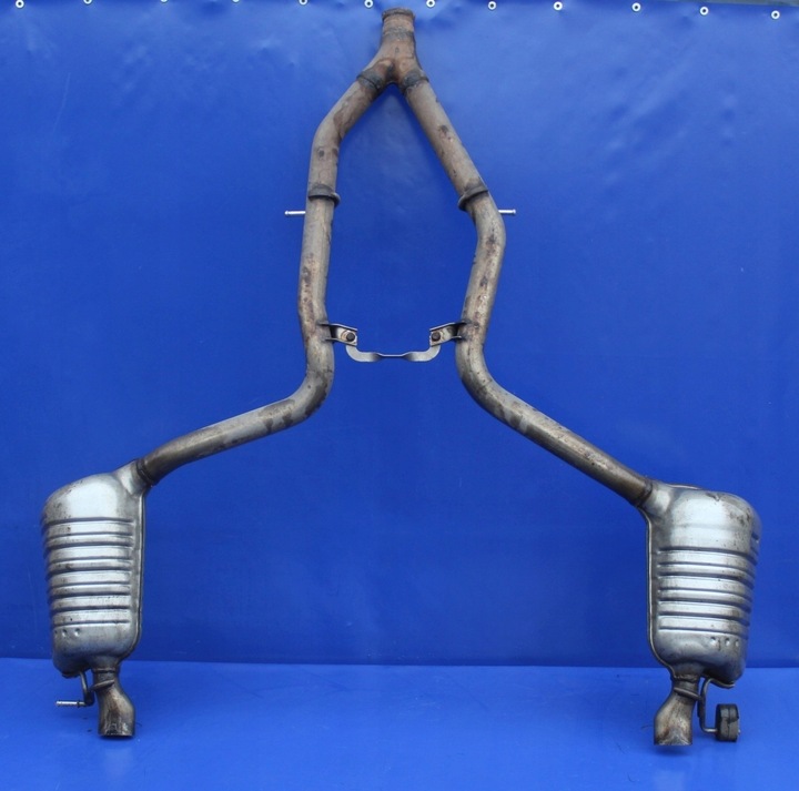 фото №9, 2 x глушник кінцевий глушники комплект оригінальний номер mercedes cls w218 c218 a2124910100