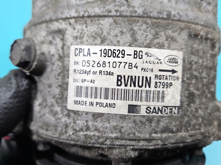 фото №7, Компресор компресор кондиціонера land rover discovery sport 14- l550