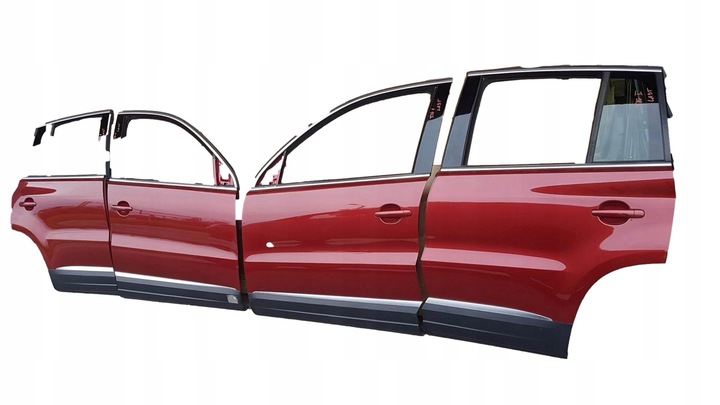 фото №1, Vw tiguan 5n0 дверь перед зад левая правые la3t