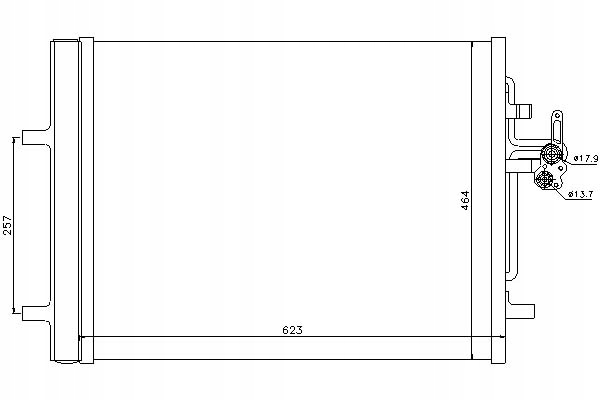 фото №12, 612 045_b радиаторов do климат. volvo s80 1.6d 06-