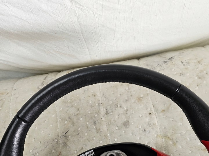 фото №5, Кермо мультифункція renault clio iv шкіра червона r1203