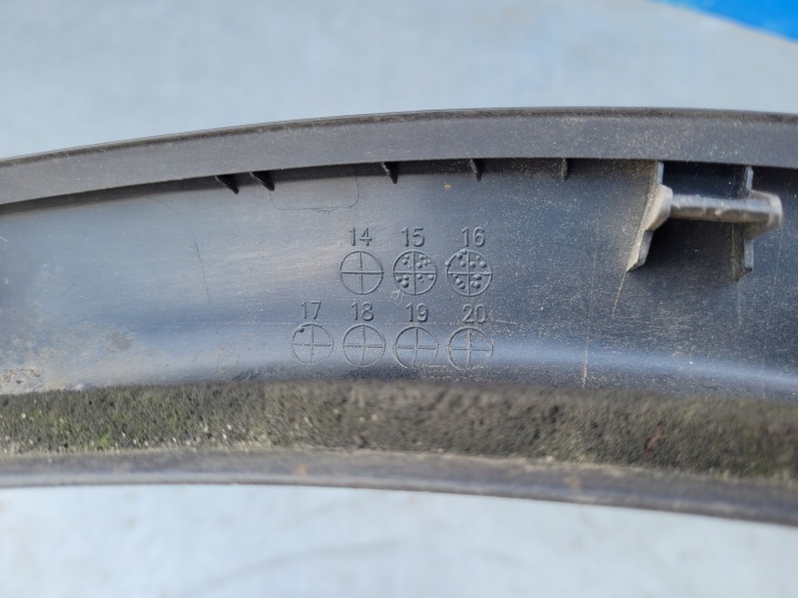 фото №10, Mitsubishi asx рестайлинг 16-19 2016-2019 молдинг na крыло левая задняя 5228a325