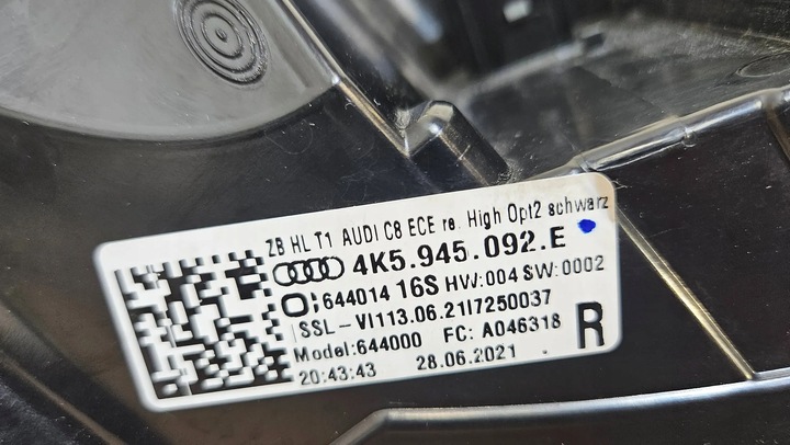 фото №11, Лампа зад задня права audi a6 c8 4k5945092e