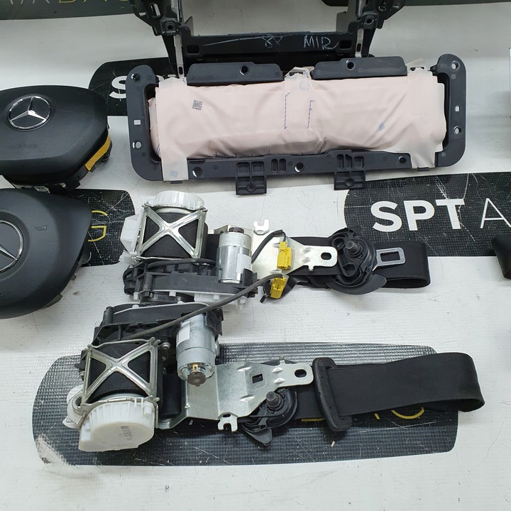 фото №8, Gle w166 панель консоль подушки ремни подушка безопасности