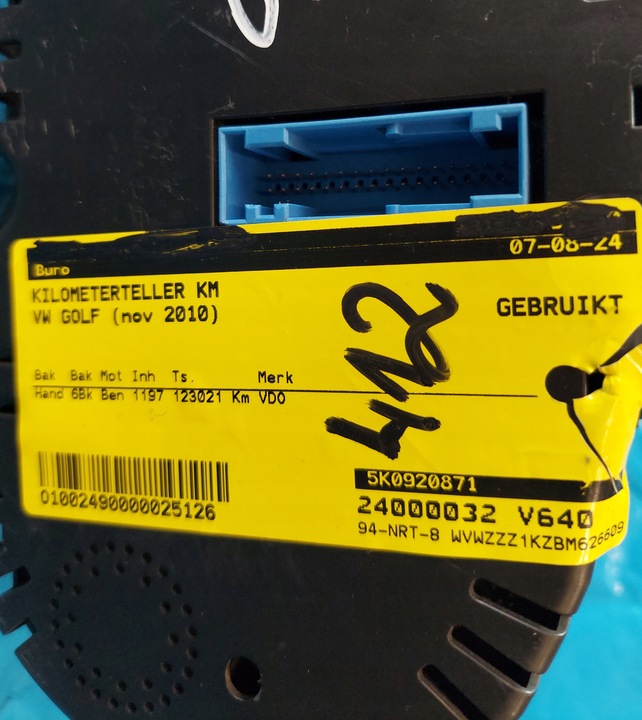 фото №10, Спідометр  манометр golf vi 1.2 b 5k0920871