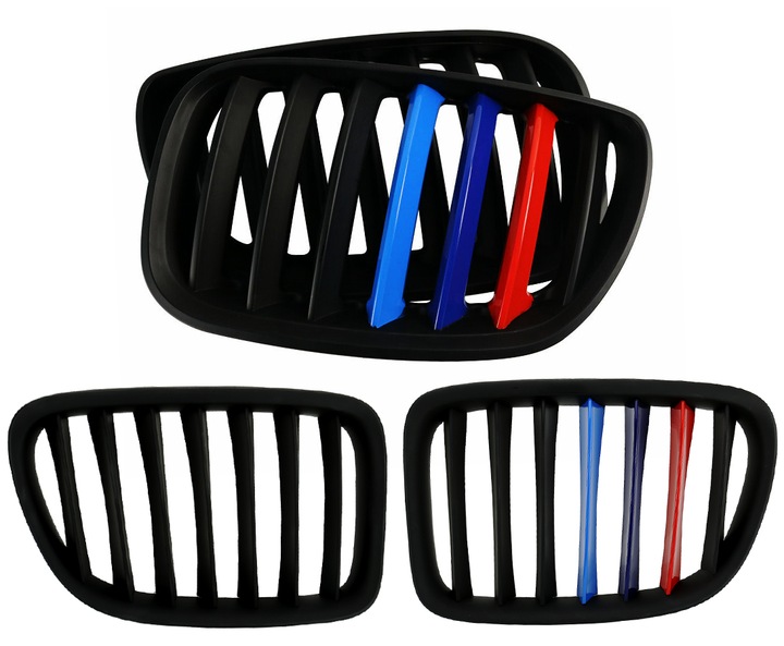 фото №9, Заглушка w переднє бампер решітка радіатора решітки радіатора bmw x1 e84 матові + malowanie m