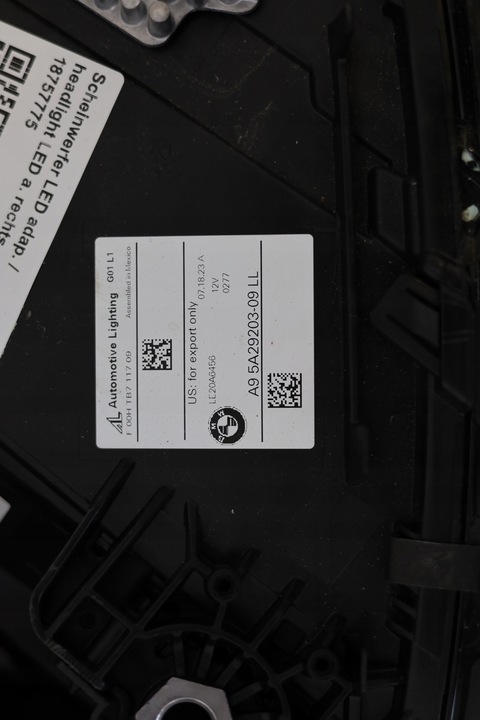 фото №6, Перед bmw x3 g01 x4 g02 lci рестайлинг капот бампер крыло led x-line 475