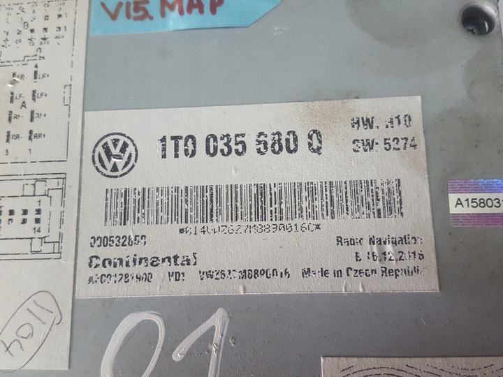 фото №6, Vw tiguan i 5n 06-16r навігація радіо 1t0035680q