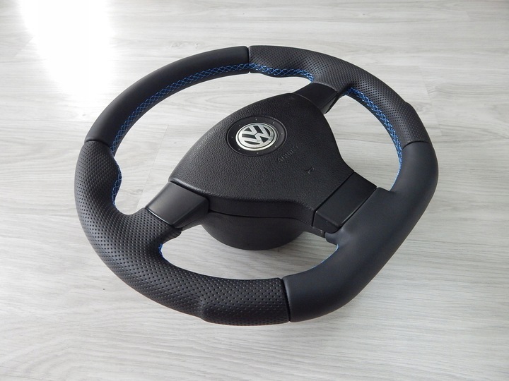 фото №8, Vw passat b6 eos golf v caddy jetta кермо нова шкіра sport подушка