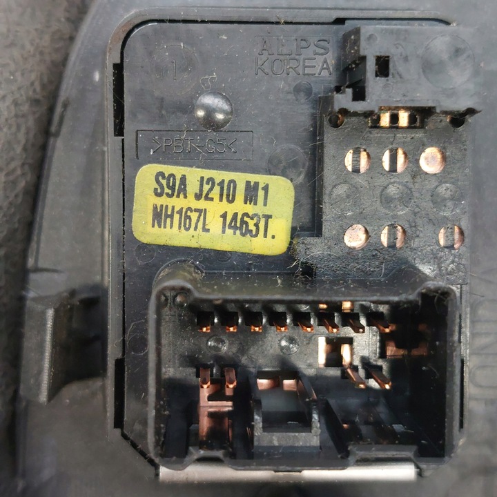 фото №12, Honda crv ii 2 панель перемикач скло дзеркал лівий перед s9aj210m1