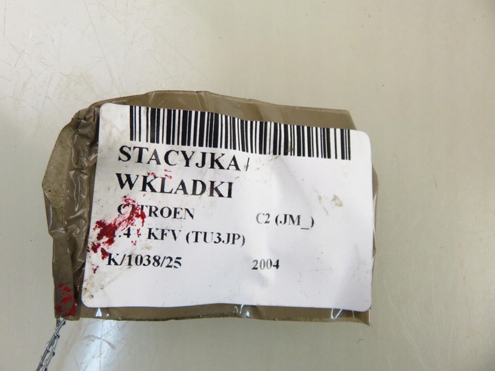 фото №12, Замок зажигания вкладыши citroen c2 jm_ 9652781780