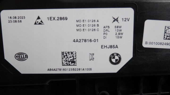 фото №9, Bmw x1 u11 лампа лампы полный led европа комплектные левая правая 4a27815 4a27816