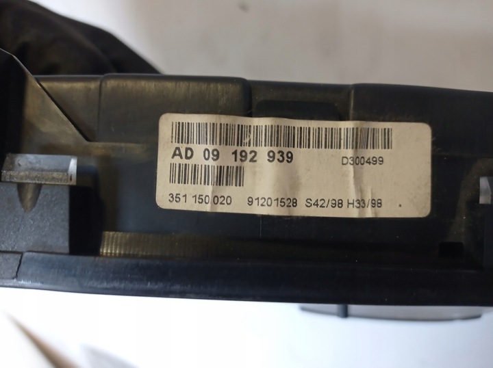 фото №6, Спідометр  прилади opel astra ii g ad09192939