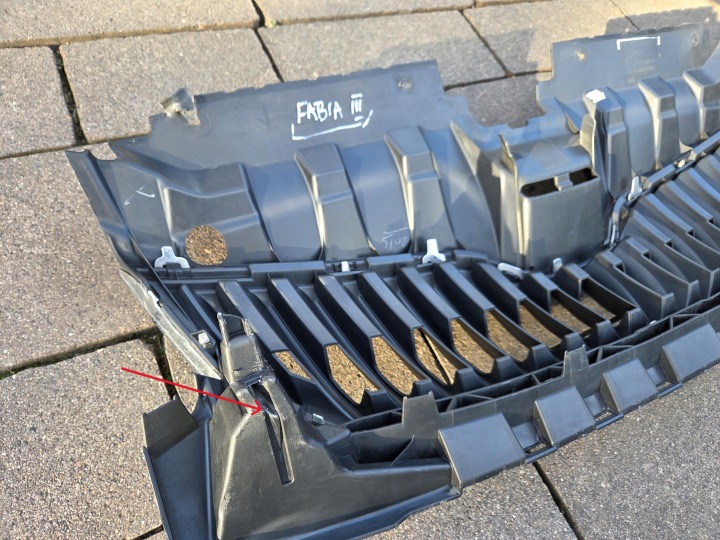 фото №12, Skoda fabia iii передній рестайлінг решітка хром оригінал 6v0853653 14-2018