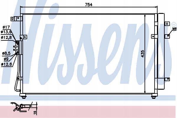 фото №14, Радіаторів кондиціонера nissens 940269 976064d101