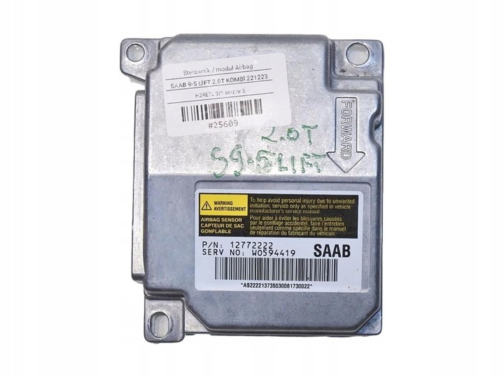 фото №1, Датчик air bag подушка безопасности saab 9-5 12772222