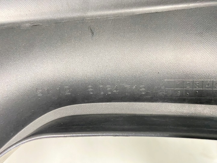 фото №13, Спойлер дифузор задній зад бампера bmw 5 g30 g31 м-пакет