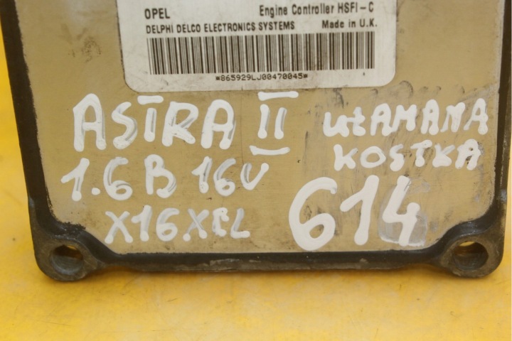 фото №10, Блок управления двигателем (эбу, компьютер двигателя) opel astra ii zafira a 1.6 b 16v 09355929