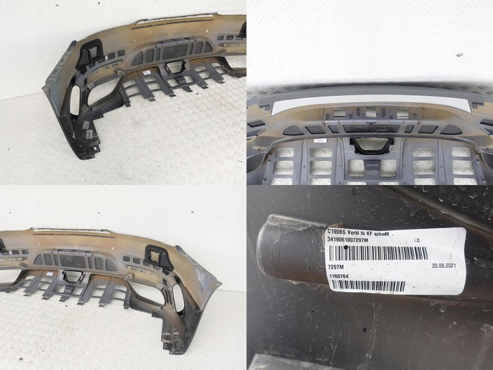 фото №11, Mercedes amg gt чёрный серия c190 бампер карбон