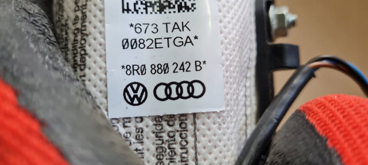 фото №8, Q5 8r sq5 рестайлинг подушка сиденья пассажира правая air bag org 8r0880242b