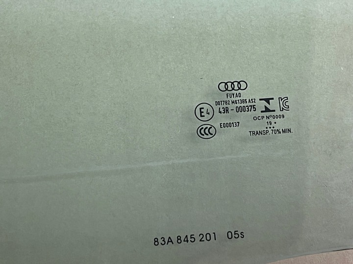 фото №2, Audi q3 83a скло двері перед 83a845201 2019r