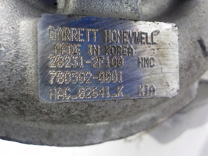фото №7, Kia sorento ii 2.2 crdi турбонагнітач турбіна 28231-2f100