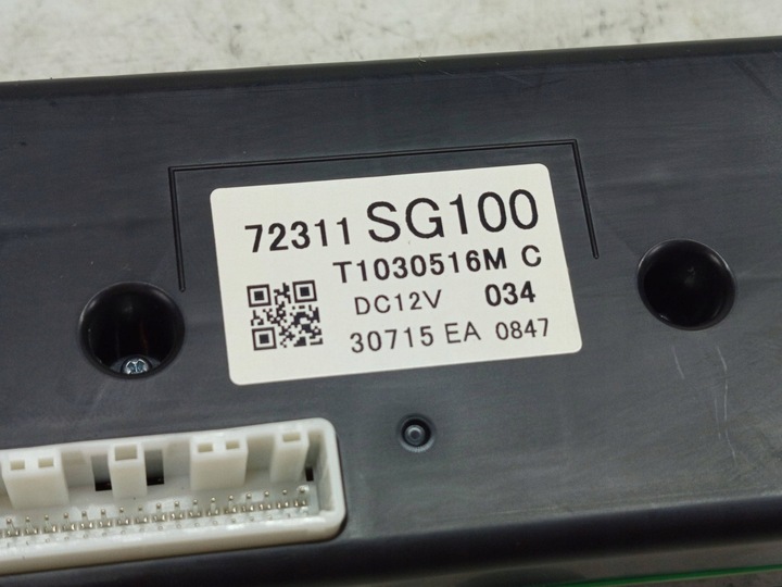 фото №5, Панель управление кондиционера subaru forester iv sj 72311sg100