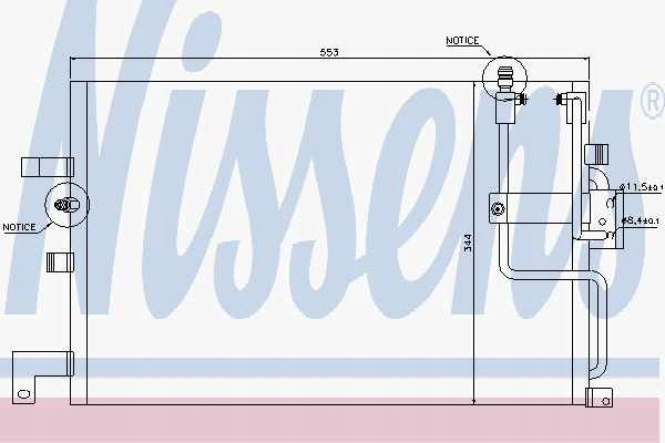 фото №11, Nissens конденсатор кондиціонера