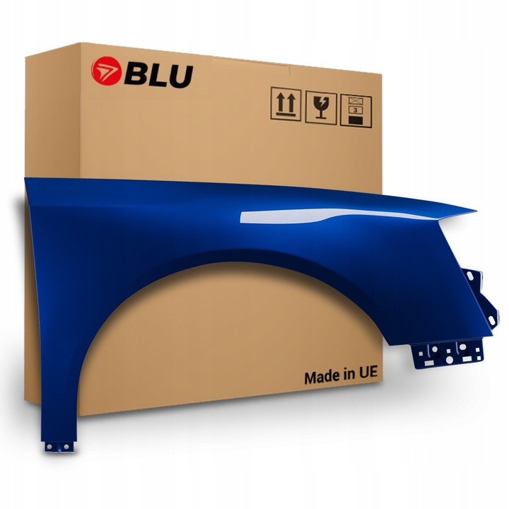 фото №1, Blu крыло vw passat b6 lc5j правые синий 05-10 перед оцинковка laserblue