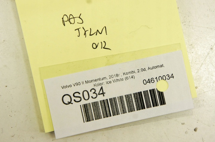 фото №9, Qs034 volvo v90 16- pas зад задний 39836042 630933800