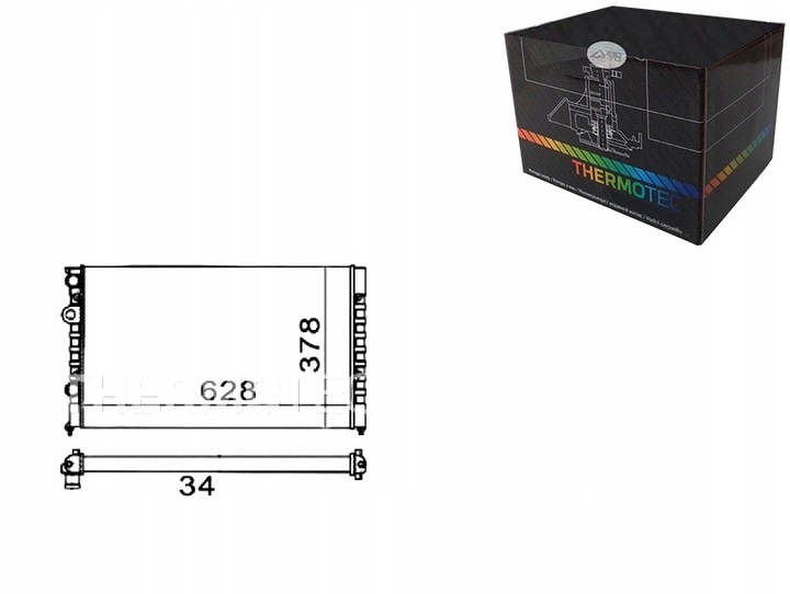 фото №1, Thermotec радіаторів двигуна seat arosa cordoba cor