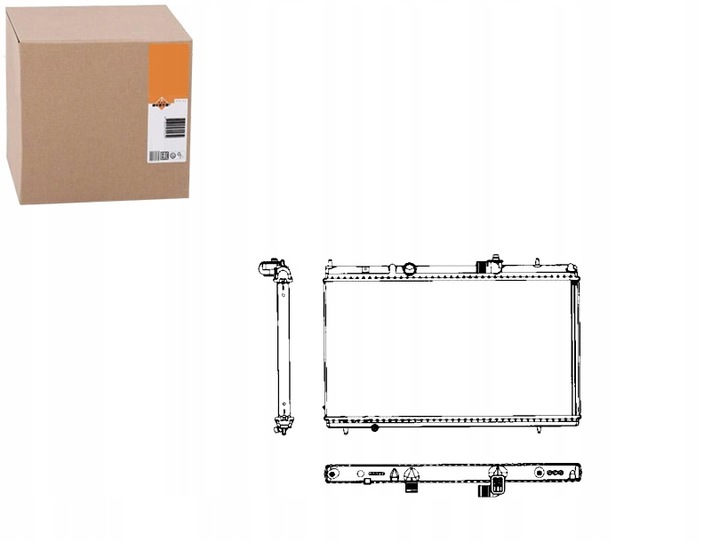 фото №1, Радіаторів двигуна nrf 1330k3 9648770980 122081 cn2