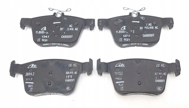 фото №11, Диски гальмівні колодки зад audi q3 83a 3q0615601a