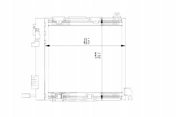 фото №11, Конденсатор радіаторів кондиціонера opel astra g 98- 1.7 td zafira a 99- 1