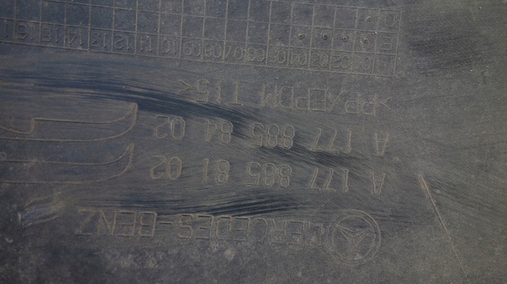 фото №7, Mercedes a класс w177 накладка бампера зад спойлер