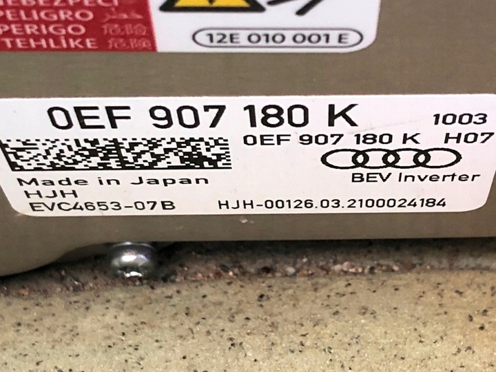 фото №13, Двигун електричний зад hitachi 0ef.901.141.am audi e-tron 55 4ke q8 ge 20-