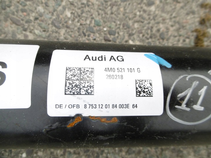 фото №4, Wał приводной 4m0521101g vw touareg iii 3.0tdi