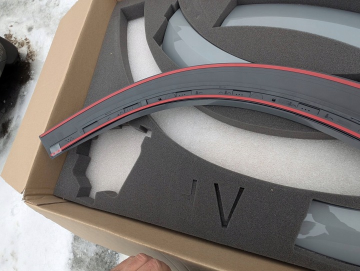 фото №6, Volvo xc60 ii комплект kit планки poszerzające накладки na крылья оригинал