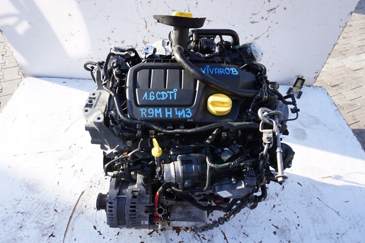 фото №9, Двигатель r9m h413 opel vivaro b 1.6 cdti комплектный 98 tys km
