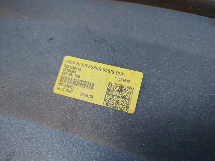 фото №10, Audi e-tron 4ke диффузор спойлер бампер задний зад