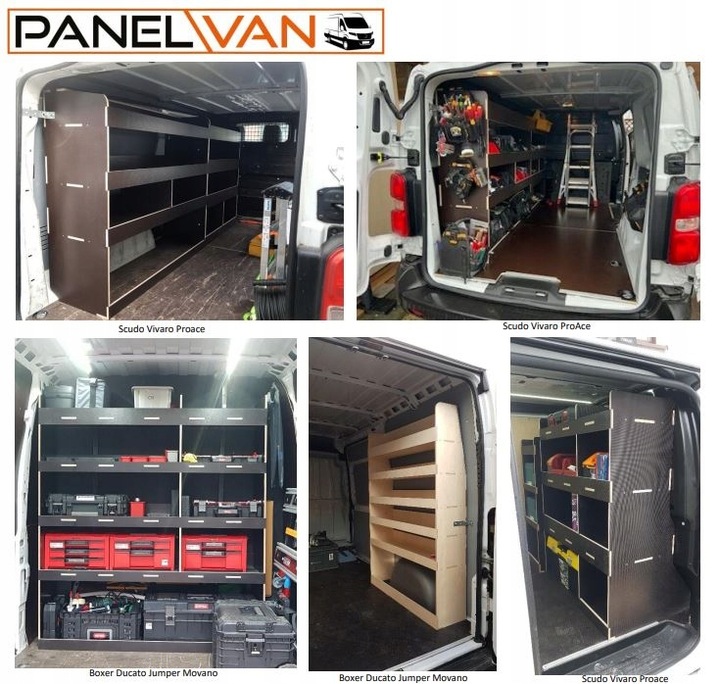 фото №8, Regał do автомобиля dostawczego proace scudo vivaro jumpy